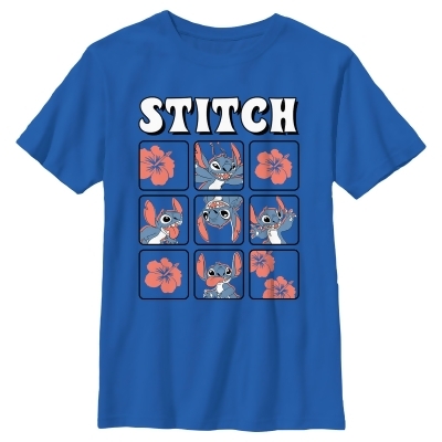 Boy's Lilo & Stitch Tropical Portraits Graphic T-Shirt 