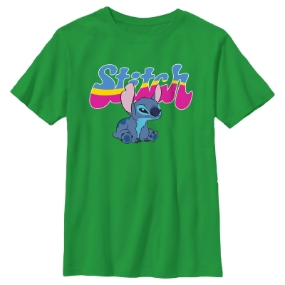 Boy's Lilo & Stitch Groovy Stitch Graphic T-Shirt 