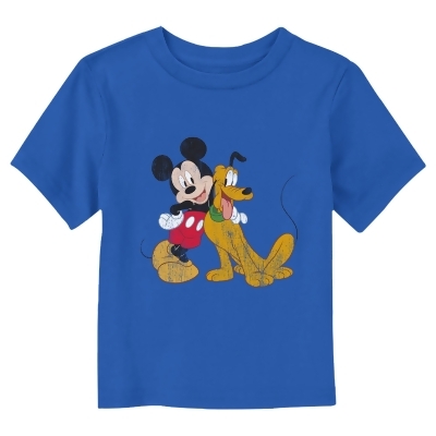 Toddler's Mickey & Friends Mickey and Pluto Graphic T-Shirt 