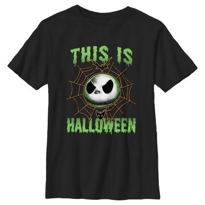 Boy's The Nightmare Before Christmas This Is Halloween Jack Face Graphic T-Shirt 