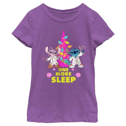 Girl's Lilo & Stitch One More Sleep Graphic T-Shirt 
