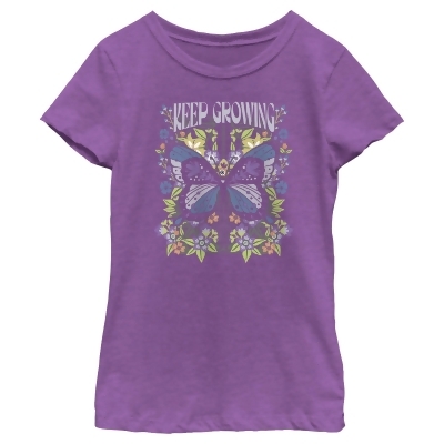 Girl's Lost Gods Keep Growing Butterfly Graphic T-Shirt 