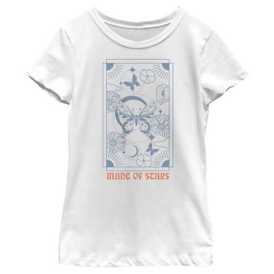Girl's Lost Gods Made of Stars Butterfly Graphic T-Shirt 