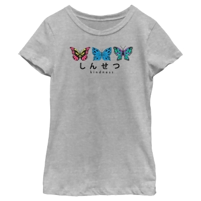 Girl's Lost Gods Kindness Butterflies Graphic T-Shirt 