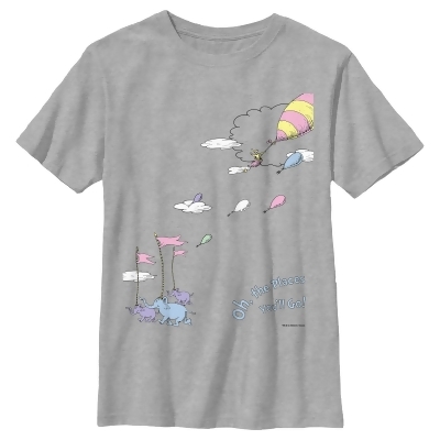 Boy's Dr. Seuss Oh The Places You'll Go Scene Graphic T-Shirt 