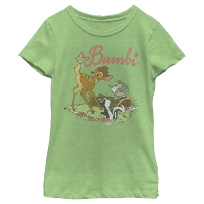 Girl's Bambi Flower, Thumper and a Butterfly Graphic T-Shirt 