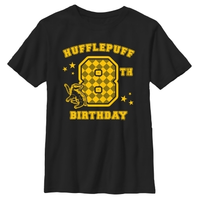 Boy's Harry Potter Hufflepuff 8th Birthday Graphic T-Shirt 
