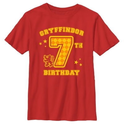 Boy's Harry Potter Gryffindor 7th Birthday Graphic T-Shirt 