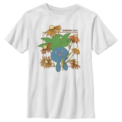 Boy's Pokemon Sunflower Oddish Graphic T-Shirt 