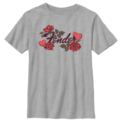 Boy's Fender Valentine Hearts and Roses Graphic T-Shirt 