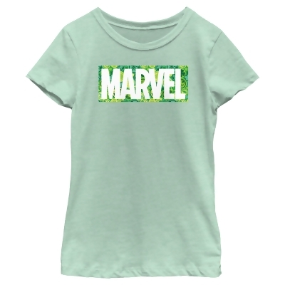 Girl's Marvel St. Patrick's Day Logo Graphic T-Shirt 