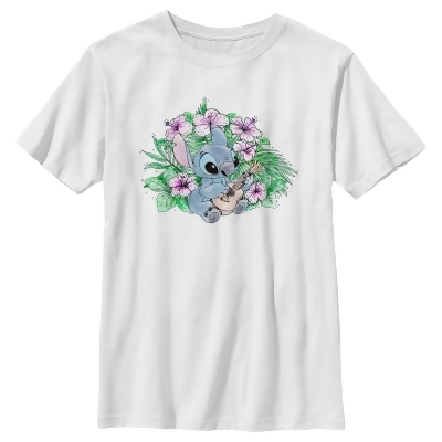 Boy's Lilo & Stitch Sketchy Ukulele Graphic T-Shirt 