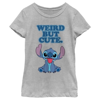 Girl's Lilo & Stitch Weird but Cute Graphic T-Shirt 