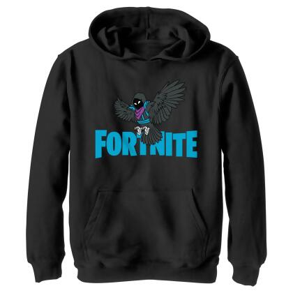 Boy's Fortnite Raven Logo Pullover Hoodie 