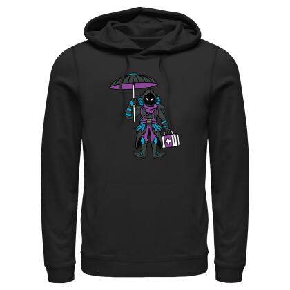 Men's Fortnite Raven Float On Pullover Hoodie 