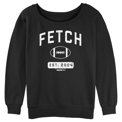 Junior's Mean Girls Distressed Fetch Football Est. 2004 Pullover Sweatshirt 