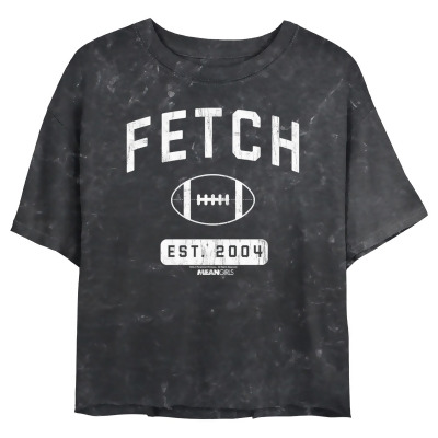 Junior's Mean Girls Distressed Fetch Football Graphic T-Shirt 