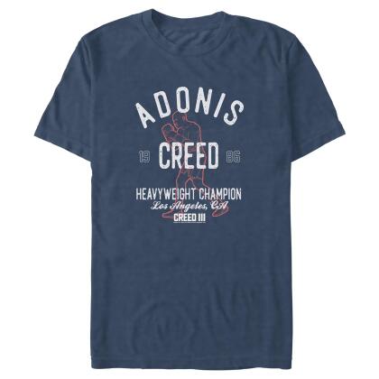 Men's Creed III Adonis Heavyweight Champion Graphic T-Shirt 