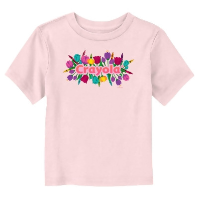 Toddler's Crayola Floral Logo Graphic T-Shirt 