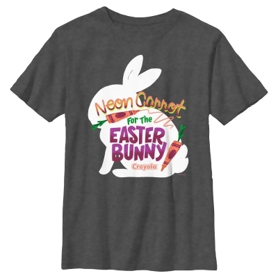 Boy's Crayola Neon Carrot For The Easter Bunny Graphic T-Shirt 