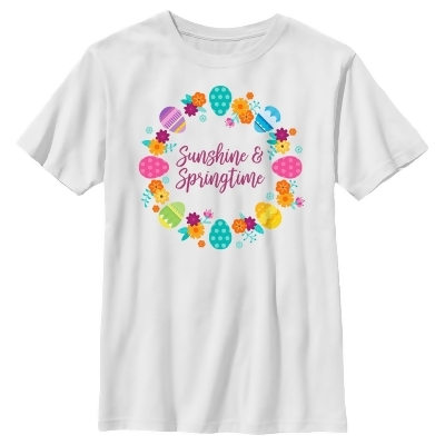 Boy's Disney Easter Princess Eggs Sunshine & Springtime Graphic T-Shirt 