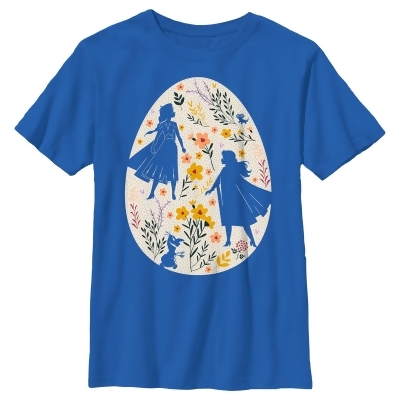 Boy's Frozen Easter Egg Silhouettes Graphic T-Shirt 