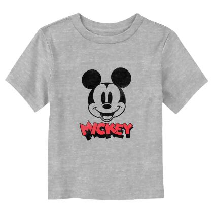 Toddler's Mickey & Friends Headshot Retro Logo Graphic T-Shirt