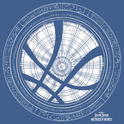 Boy's Marvel Doctor Strange in the Multiverse of Madness White Sanctum Sanctorum Logo Pullover Hoodie alternate image