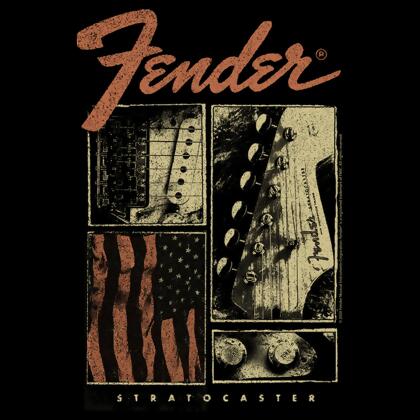 Boy's Fender Stratocaster Boxes Pullover Hoodie alternate image