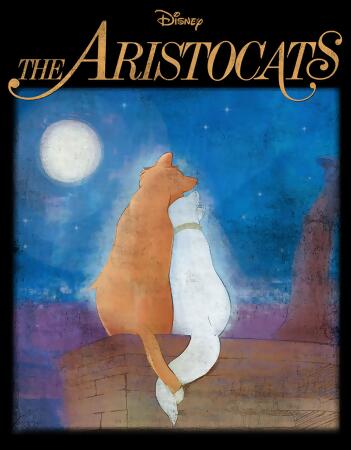 Boy's Aristocats Duchess and O'Malley Night Sky Pullover Hoodie alternate image