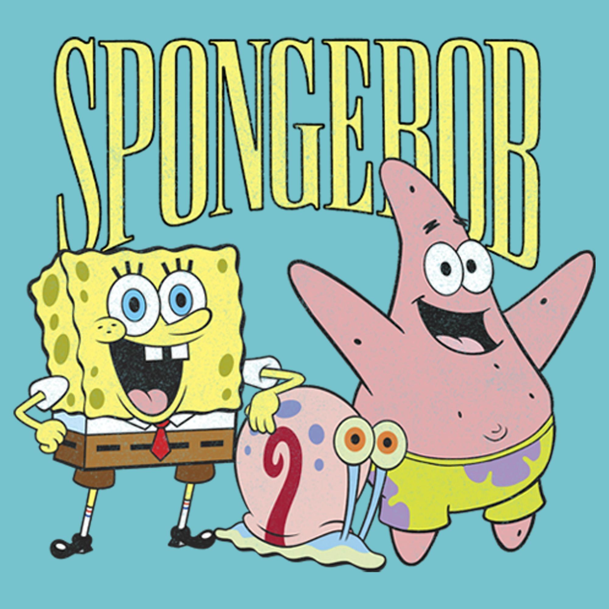 Girl's SpongeBob SquarePants Group Friends Graphic T-Shirt alternate image