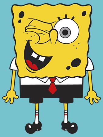 Girl's SpongeBob SquarePants Wink Attitude Graphic T-Shirt alternate image