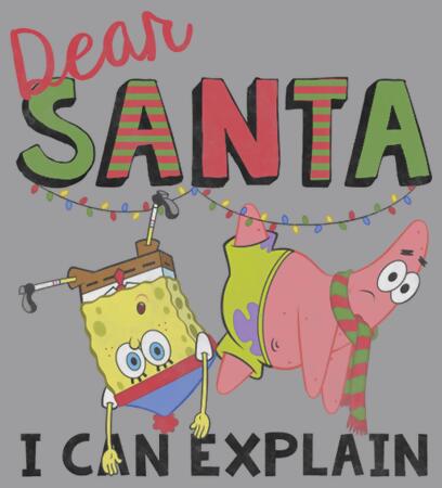 Boy's SpongeBob SquarePants Dear Santa I Can Explain Pullover Hoodie alternate image