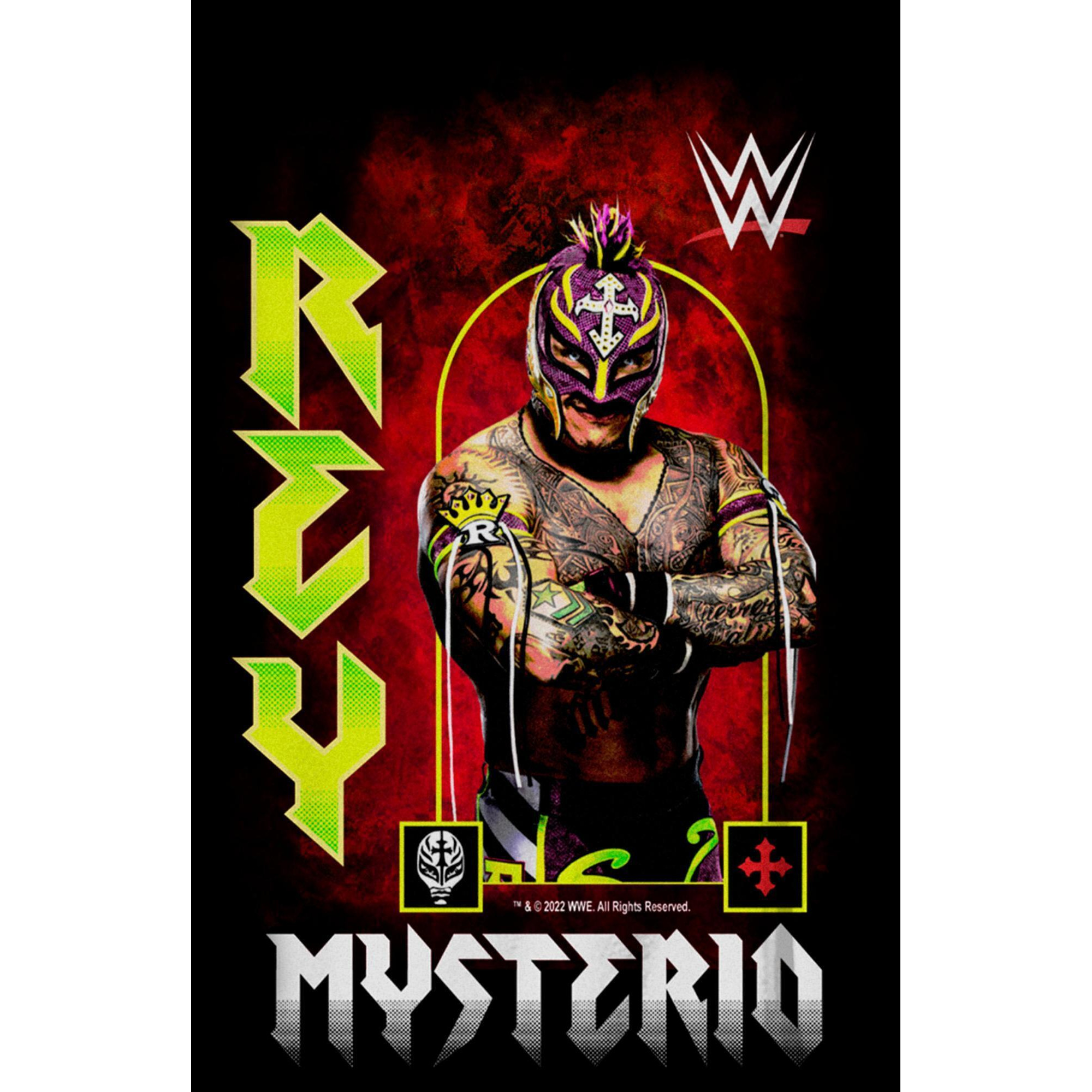 Boy's WWE Rey Mysterio Poster Graphic T-Shirt alternate image