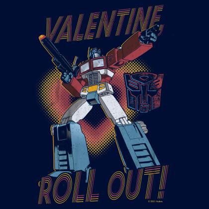 Boy's Transformers Optimus Prime Valentine Roll Out! Graphic T-Shirt alternate image