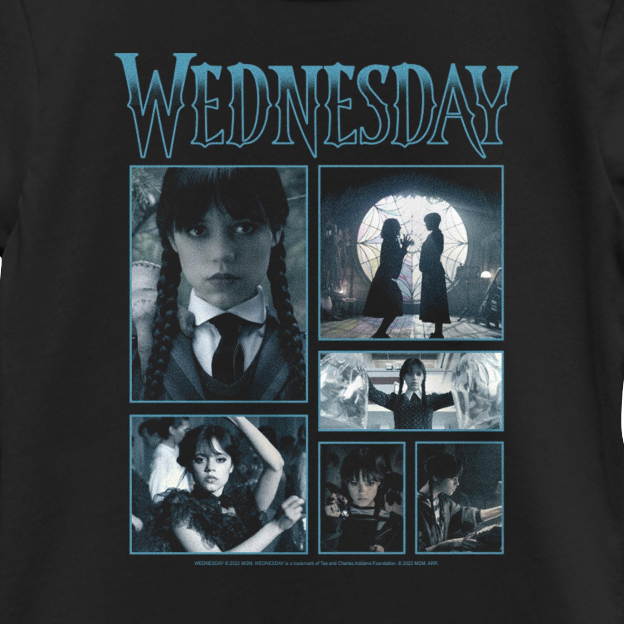 Girl's Wednesday Iconic Scenes Graphic T-Shirt alternate image