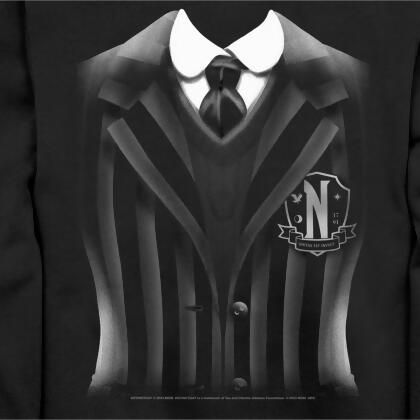 Men's Wednesday Nevermore Academy Uniform Pullover Sweatshirt alternate image