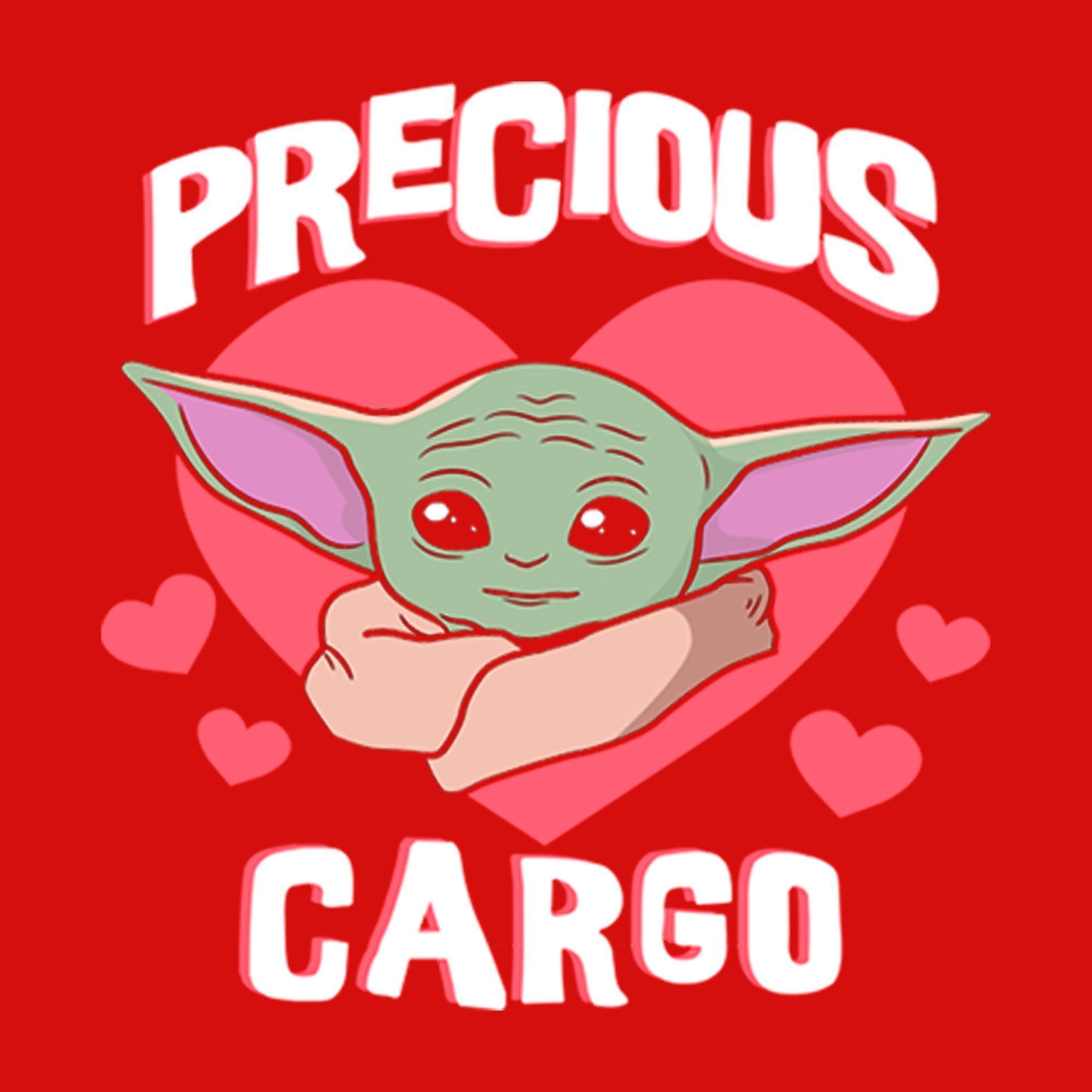 Girl's Star Wars: The Mandalorian Valentine's Day The Child Precious Cargo Graphic T-Shirt alternate image