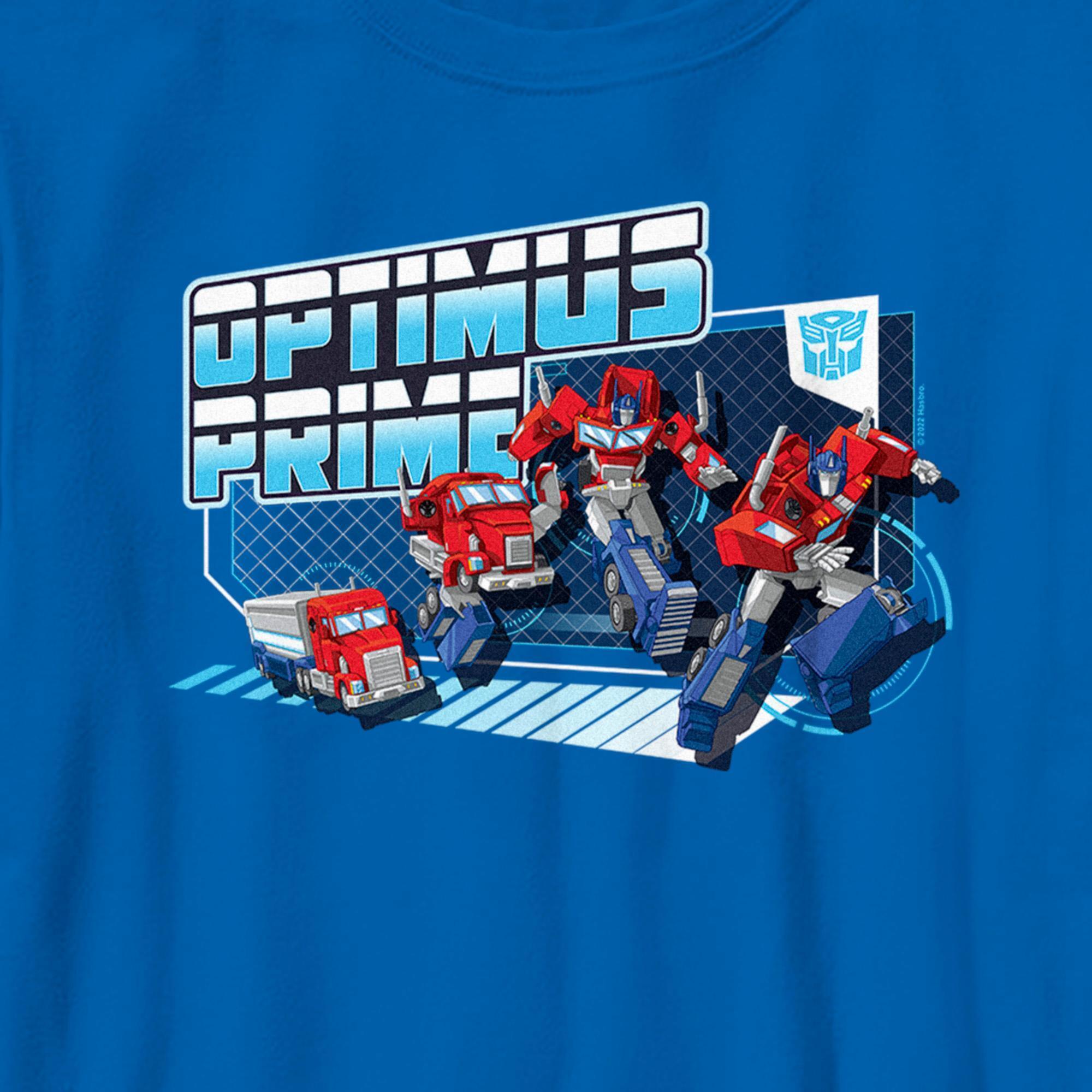 Boy's Transformers: EarthSpark Transforming Optimus Prime Graphic T-Shirt alternate image