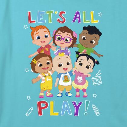 Girl's Cocomelon Let's All Play Babies Crew Graphic T-Shirt alternate image