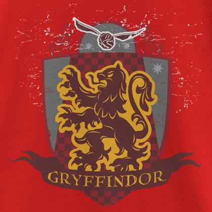 Girl's Harry Potter Gryffindor Quidditch Coat of Arms Graphic T-Shirt alternate image