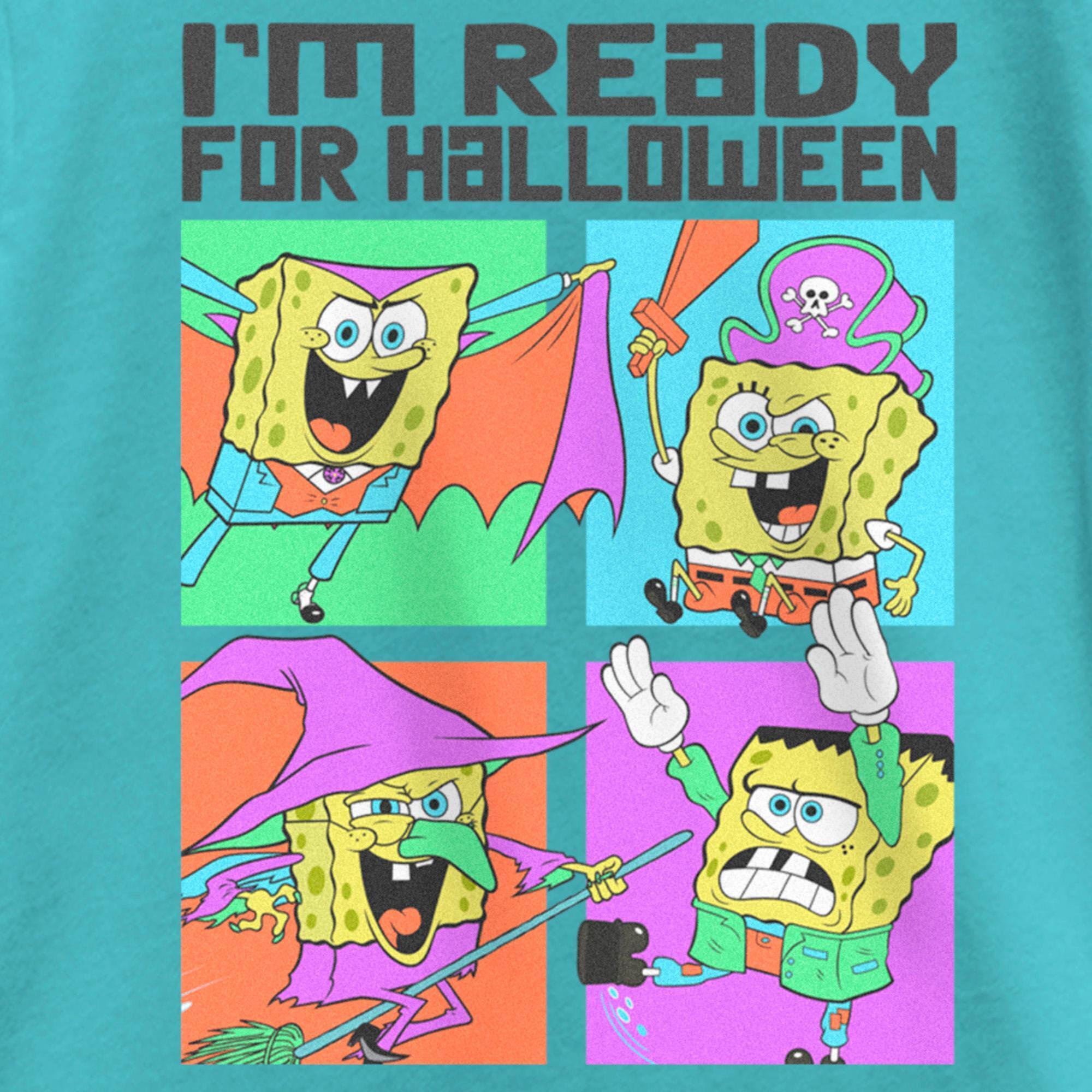 Girl's SpongeBob SquarePants I'm Ready for Halloween Graphic T-Shirt alternate image