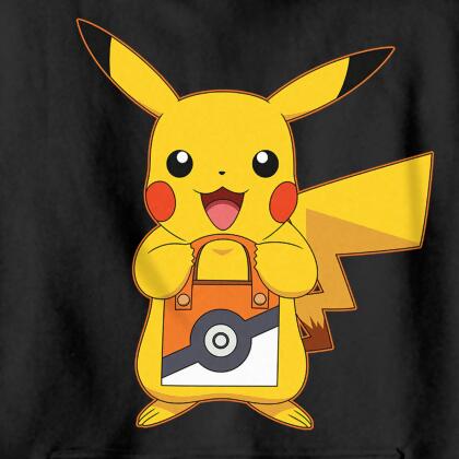 Boy's Pokemon Halloween Trick or Treat Pikachu Pullover Hoodie alternate image