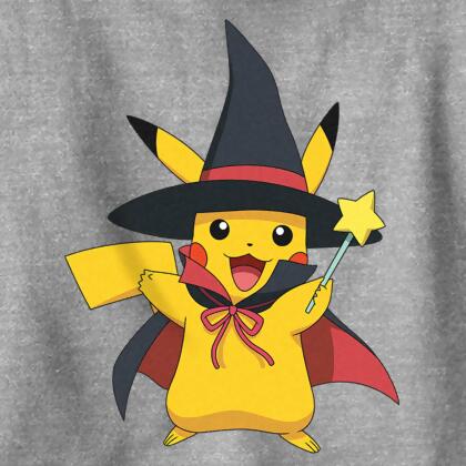 Boy's Pokemon Halloween Pikachu Magic Wand Pullover Hoodie alternate image
