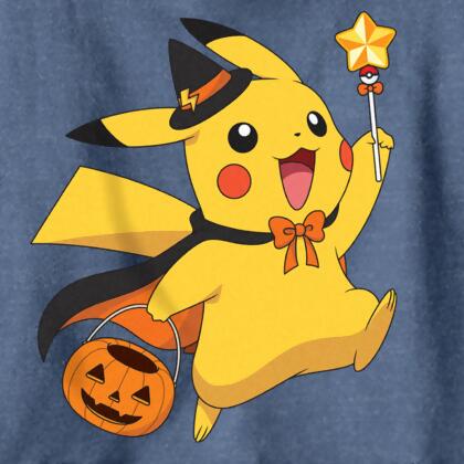 Boy's Pokemon Halloween Pikachu Wizard Pullover Hoodie alternate image