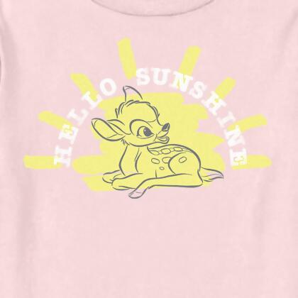 Toddler's Bambi Hello Sunshine Graphic T-Shirt alternate image