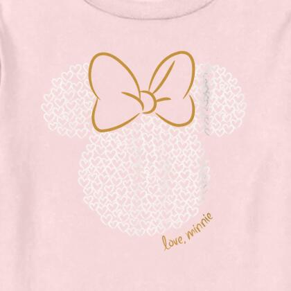 Toddler's Minnie Mouse Love Minnie Logo Graphic T-Shirt alternate image
