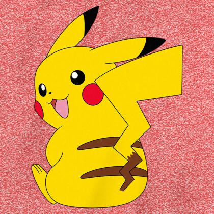 Boy's Pokemon Pikachu Sitting Portrait Performance T-Shirt alternate image