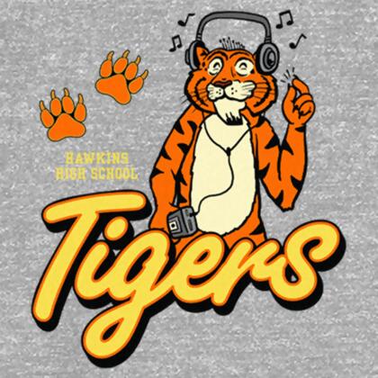 Toddler's Stranger Things Hawkins High School Tigers Graphic T-Shirt alternate image