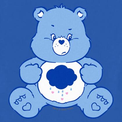 Toddler's Care Bears Grumpy Bear Rain Cloud Graphic T-Shirt alternate image